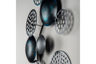Décoration murale - Noir et gris - 90 x 42 cm
