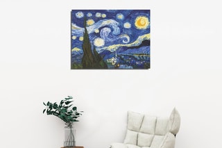 Quadro “A noite estrelada” - Vincent Van Gogh - 30 x 40 cm - Reprodução