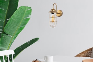 Aplique de parede Mahoni - Dourado -  40 W
