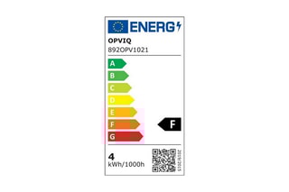 Lâmpada LED - Classe F - 4 W -  Branco quente - E14