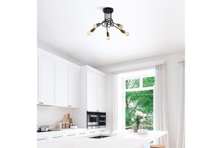 Candeeiro suspenso - Preto - 15 W