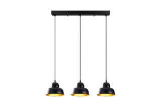 Candeeiro suspenso Berceste - Preto - 3 x 100 W