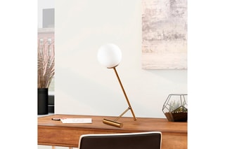 Candeeiro de mesa Golf - Dourado - 40 W