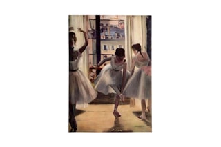 Quadro "Danseuses dans une salle d'exercice" Edgar Degas - 50 x 70 cm