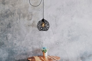Candeeiro suspenso Fellini - Preto - 40 W
