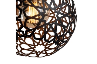 Candeeiro suspenso Fellini - Preto - 40 W