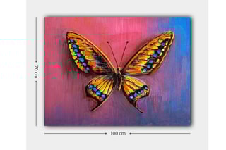 Tableau - 70 x 100 cm - Fuchsia