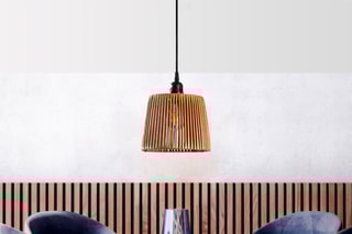 Candeeiro suspenso em bambu Akin - Natural - 45-60 W
