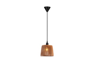 Candeeiro suspenso em bambu Akin - Natural - 45-60 W