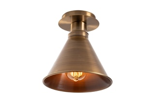 Candeeiro de teto Berceste - Dourado - 100 W