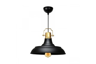 Candeeiro suspenso - Preto - 40 W