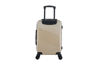  Valise cabine (S) et vanity Peter - 55/23 cm  - Noir et beige