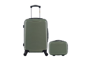 Valise cabine et vanity Etna (S/K) - 55/30 cm - Kaki