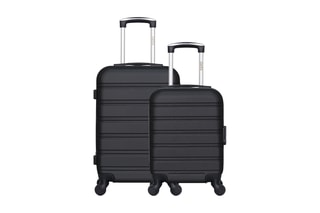 Valise XXS et valise cabine Renoso (XXS/S) - 46/55 cm - Noir