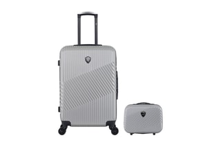 Valise semaine (M) et vanity Peter - 65/23 cm  - Noir et gris