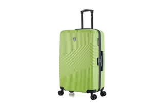  Valise grand volume Peter (L) - 75 cm  - Argenté, noir et vert