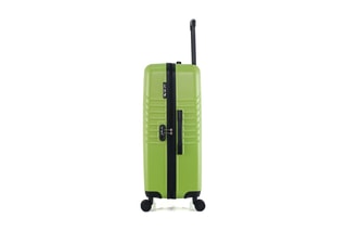  Valise grand volume Peter (L) - 75 cm  - Argenté, noir et vert