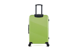  Valise grand volume Peter (L) - 75 cm  - Argenté, noir et vert