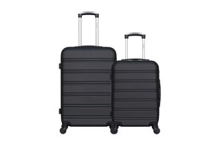 Valise cabine et valise semaine (S/M) Renoso - 55/65 cm - Noir