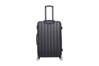 Valise grand volume Archie (L) - 75 cm  - Noir et argenté