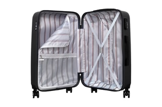 Valise semaine Archie (M) - 65 cm  - Noir et argenté