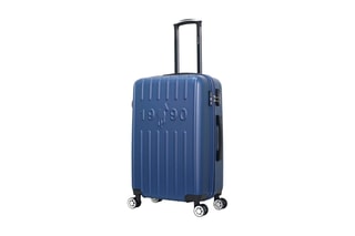 Valise semaine Archie (M) - 65 cm  - Noir, bleu et argenté