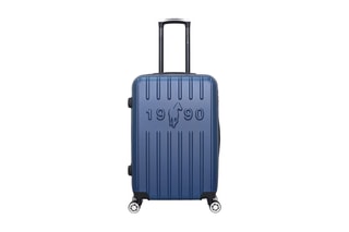 Valise semaine Archie (M) - 65 cm  - Noir, bleu et argenté