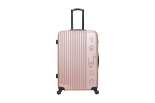 Valise grand volume Liam (L) -  75 cm  - Noir, rose et doré