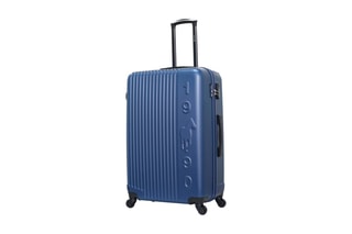 Valise grand volume Liam (L) -  75 cm  - Noir et bleu
