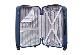 Valise semaine Liam (M) - 65 cm  - Noir et bleu