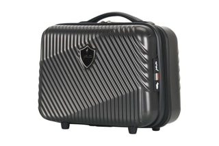 Set de 3 valises (S/M/L) et vanity Peter-C - 55/65/75/30 cm  - Gris foncé