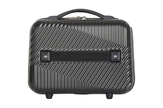 Set de 3 valises (S/M/L) et vanity Peter-C - 55/65/75/30 cm  - Gris foncé