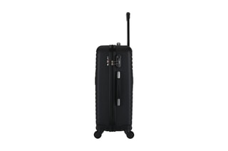 Valise grand volume Fred (L) - 70 cm  - Argenté et noir