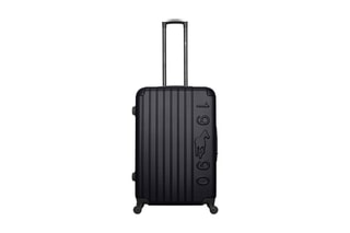 Valise grand volume Porter (L) - 75 cm  - Blanc, noir et argenté
