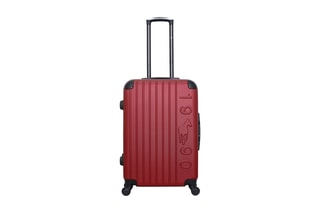 Valise semaine Porter (M) - 65 cm  - Blanc, noir, rouge et argenté