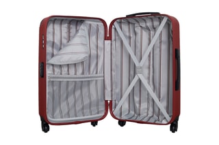 Valise semaine Porter (M) - 65 cm  - Blanc, noir, rouge et argenté