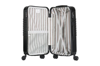  Valise cabine Peter (S) - 55 cm  - Argenté et noir