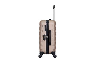  Valise cabine Renoso - 55 cm  - Noir, beige et argenté