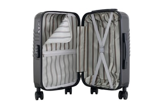  Valise cabine (S) et vanity Peter - 55/23 cm  - Gris foncé