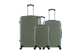 Set de 3 valises Etna (S/M/L) - 55/65/75 cm - Kaki