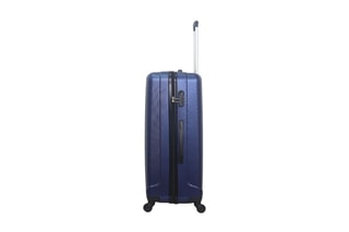Valise grand volume Himalaya - 75 cm  - Noir, bleu et argenté