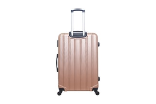 Valise grand volume Himalaya - 75 cm  - Noir, rose et argenté