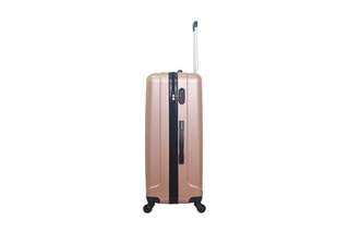 Valise grand volume Himalaya - 75 cm  - Noir, rose et argenté