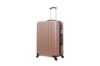 Valise grand volume Himalaya - 75 cm  - Noir, rose et argenté