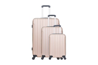 Set de 3 valises Alpes - 55/65/75 cm  - Rose