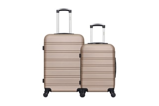 Valise cabine et valise semaine (S/M) Renoso - 55/65 cm - Beige