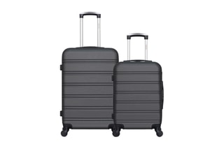 Valise cabine et valise semaine Renoso (S/M) - 55/65 cm - Gris foncé
