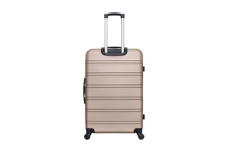  Valise grand volume Renoso - 75 cm  - Noir, beige et argenté
