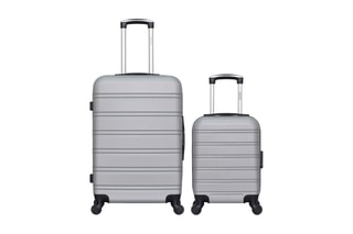 Valise XXS et valise semaine Renoso (XXS/M) - 46/65 cm - Gris