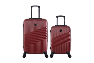  Valise cabine et valise semaine Peter (S/M) - 55/65 cm  - Bordeaux